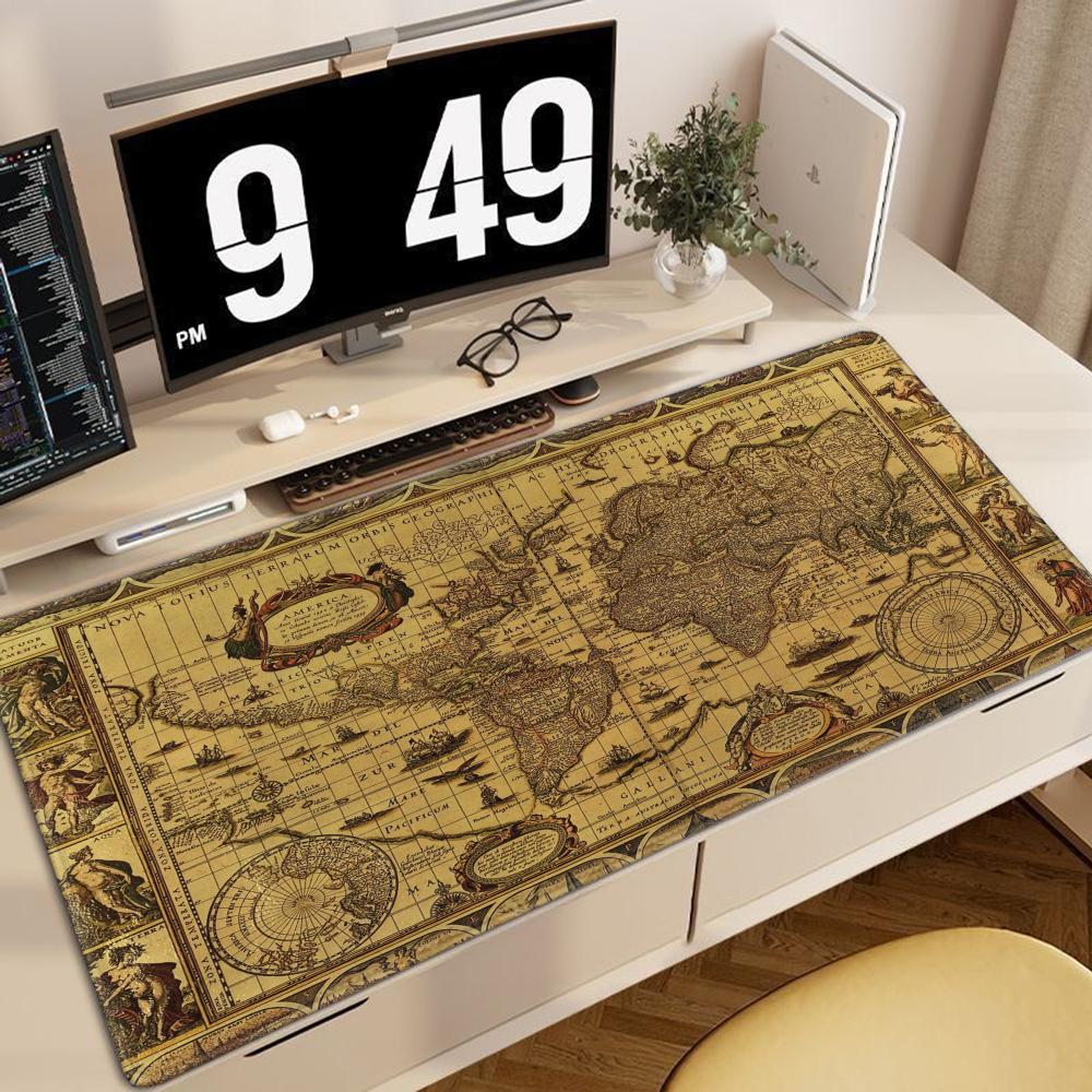 Ancient map of Middle-earth Large Mouse Pad XXL Gaming Desktop Carpet Laptop Desk mat Table Keyboard Accessories Rug 1000×500
