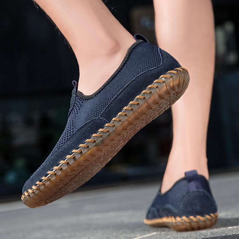 Fashion 2025 New Mesh Loafers Male Comfortable Driving Footwear Luxury Brand Outdoor Shoes Trainers Flats Breathable Men's Casual Shoes