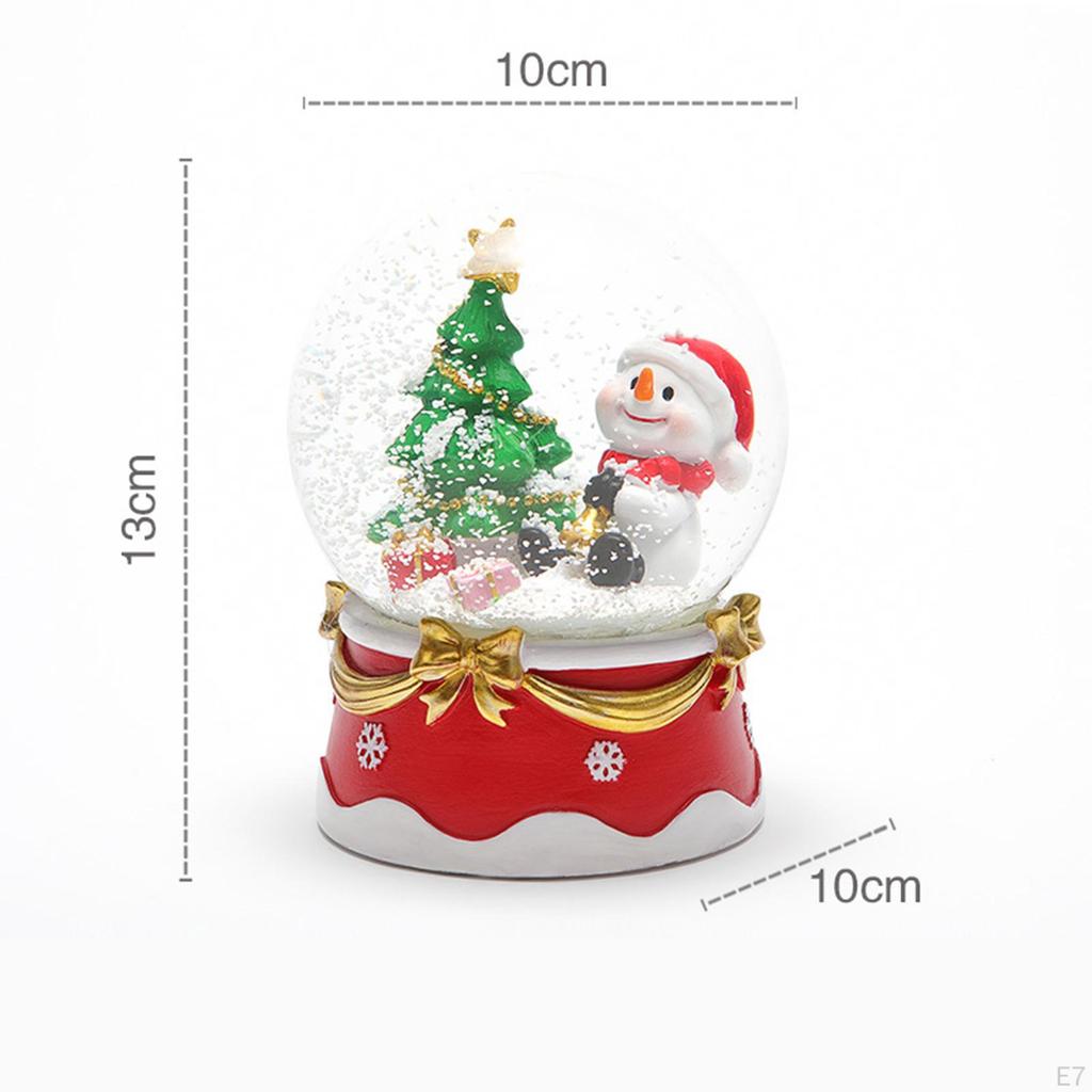 Vánoční dekorace sněhové koule Řemeslný stůl s postavou Santa Clause pro