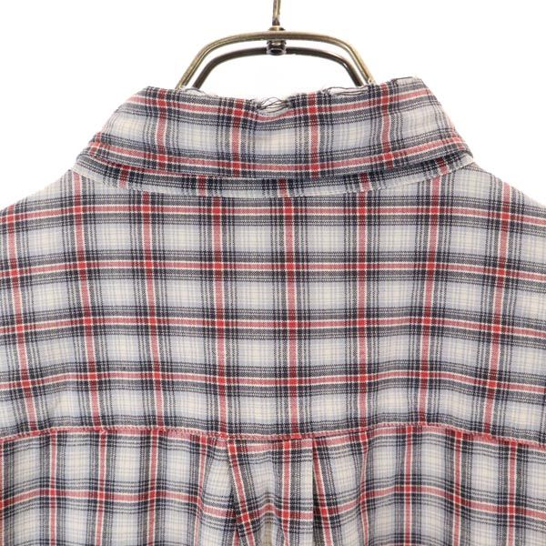 RALPH LAUREN JEANS check Long sleeve Button down shirt M Gray Men's Used