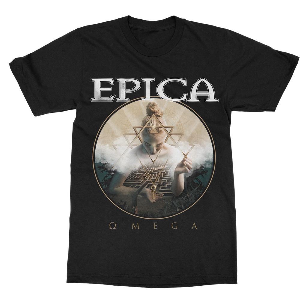 Epica  ARCANA Band TShirt  Cotton Graphic Tee Unisex Women Summer Streetwear Top