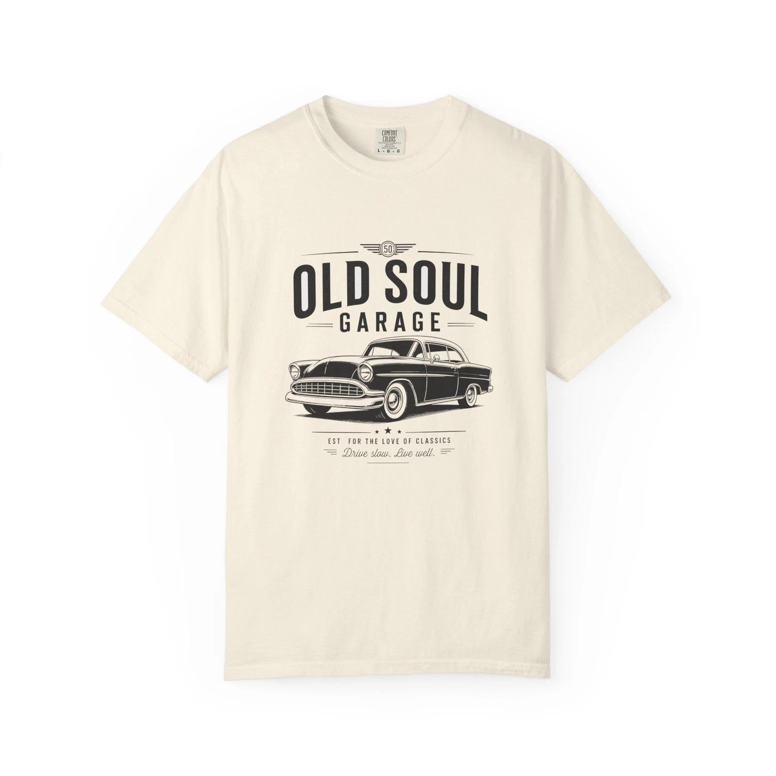 Old Soul Garage Vintage Car T-T-Shirt Classic Auto Enthusiast Tee 2XL