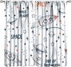 Solar System Window Curtains, Outer Space Space Astronaut Galaxy Window Treatments for Kids Boys Girls Bedroom Living Room