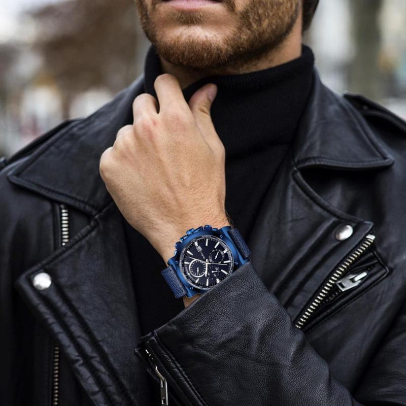 BIDEN Multifunktionale Quarz-Business-Herrenuhr