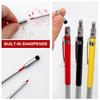 2.0mm Blue Black Red Yellow Long Headed Woodworking Automatic Pencil 2B Lead Deep Hole Marking Architectural Drawing Marker Pen