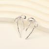 Gold/Silver Color Earrings for Women Bow Stud Nail Earring Fashion Cute Jewelry Piercing Ear Accessories