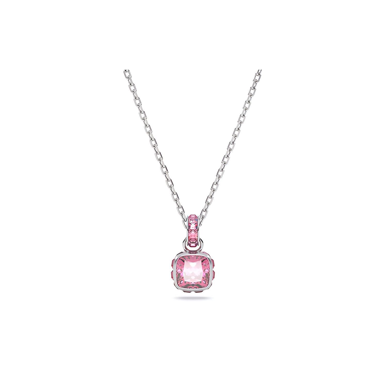 Swarovski Classic Luxurious Necklace Women necklace Pink 5651791 Pink,F