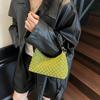 2025 New Rivet Women Bag PU Leather Shoulder Bags Fashion Diamond Inlaid Crossbody Bags For Women Small Shopping Messenger Bag