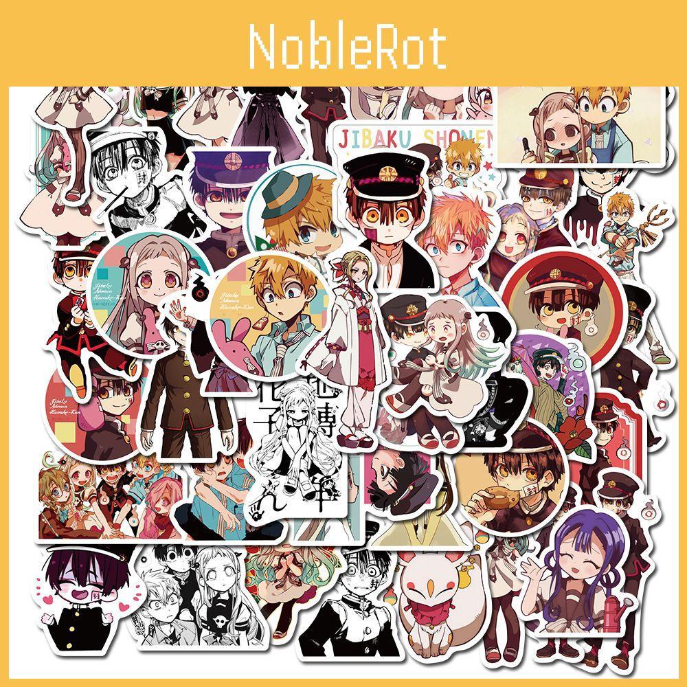 Vibrant And Waterproof 50pcs Toilet-bound Hanako-kun Stickers For Diy Graffiti Fun