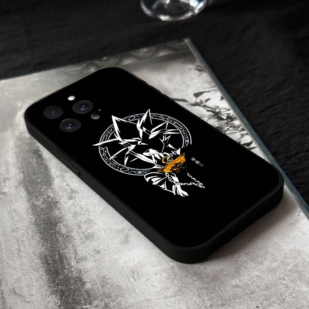 Anime Yu-Gi-Oh Yami Yugi Phone Case Black Silicone Soft Shell For IPhone 17 16 15 14 13 12 11 Air Pro Max Plus Hot Sale