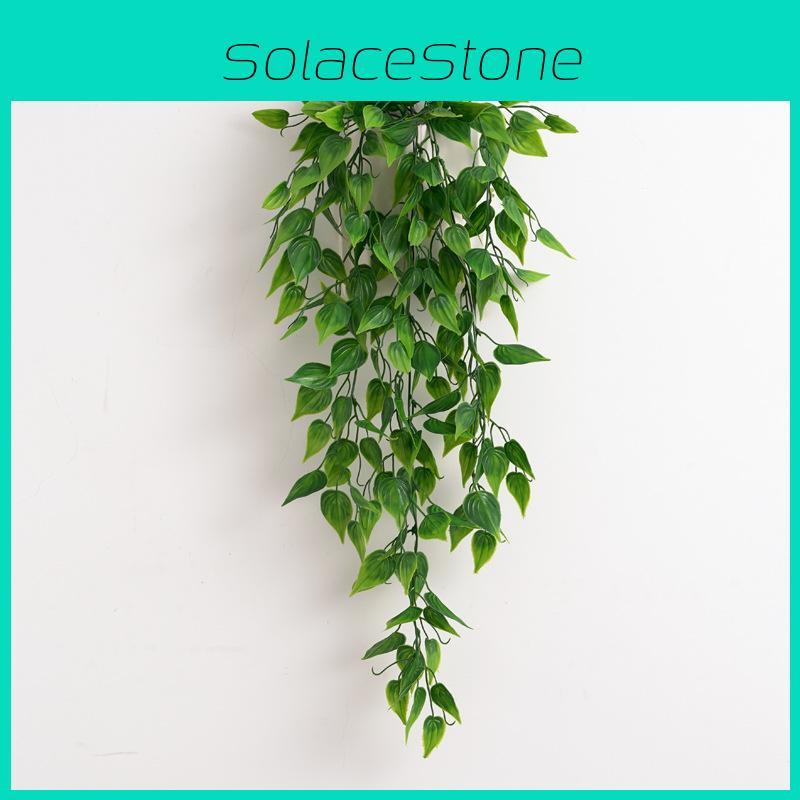 Artificial Epipremnum Plant Aureum Wall Decor Plastic Leaves Indoor Gardens