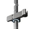 Adjustable No-Drill Shower Head Holder Wall Mount - Movable Universal Shower Rack Clamp.