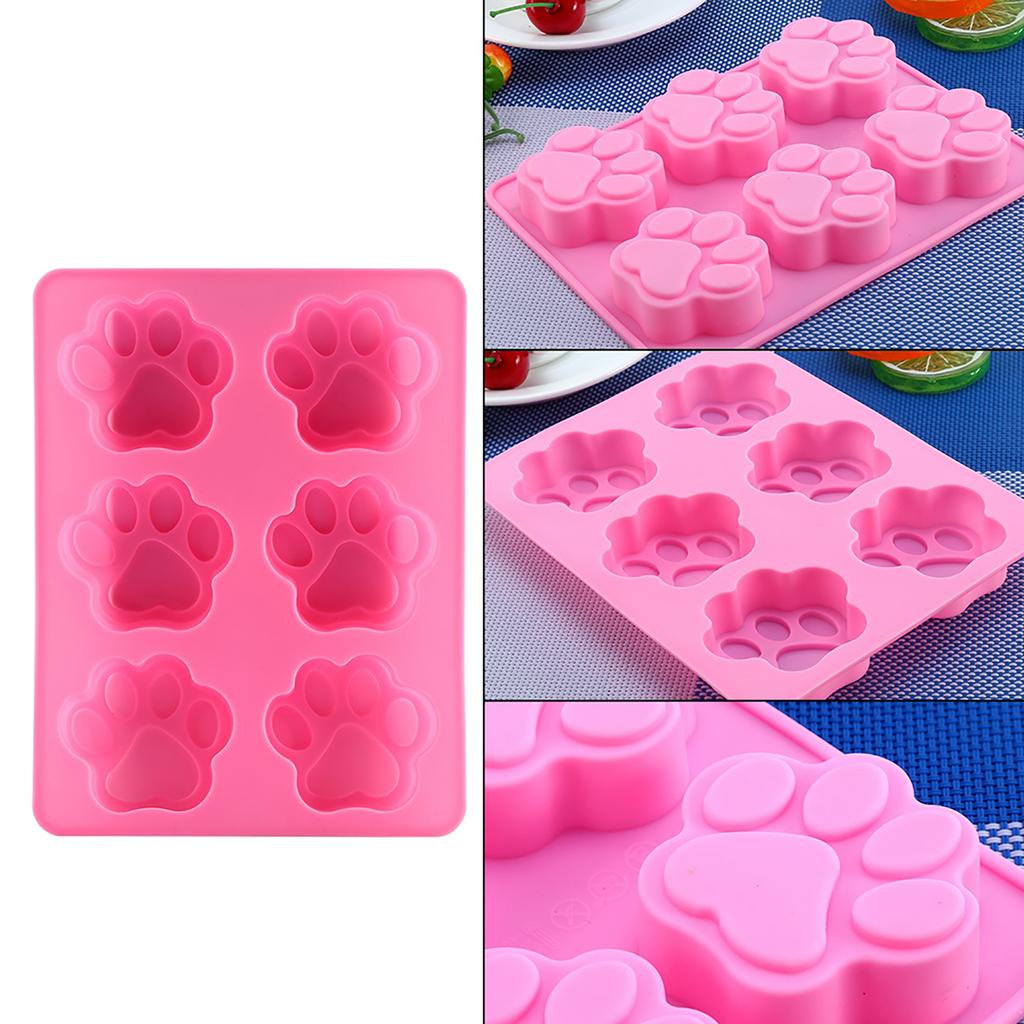 Small Dog Cat Foot Footprint   Silicone NaPAW   Chocolate Fondant Sugar Craft Cake Tool