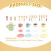 Children's Tea Party Play Set for Ages 3 to 5 with Wooden Teacups