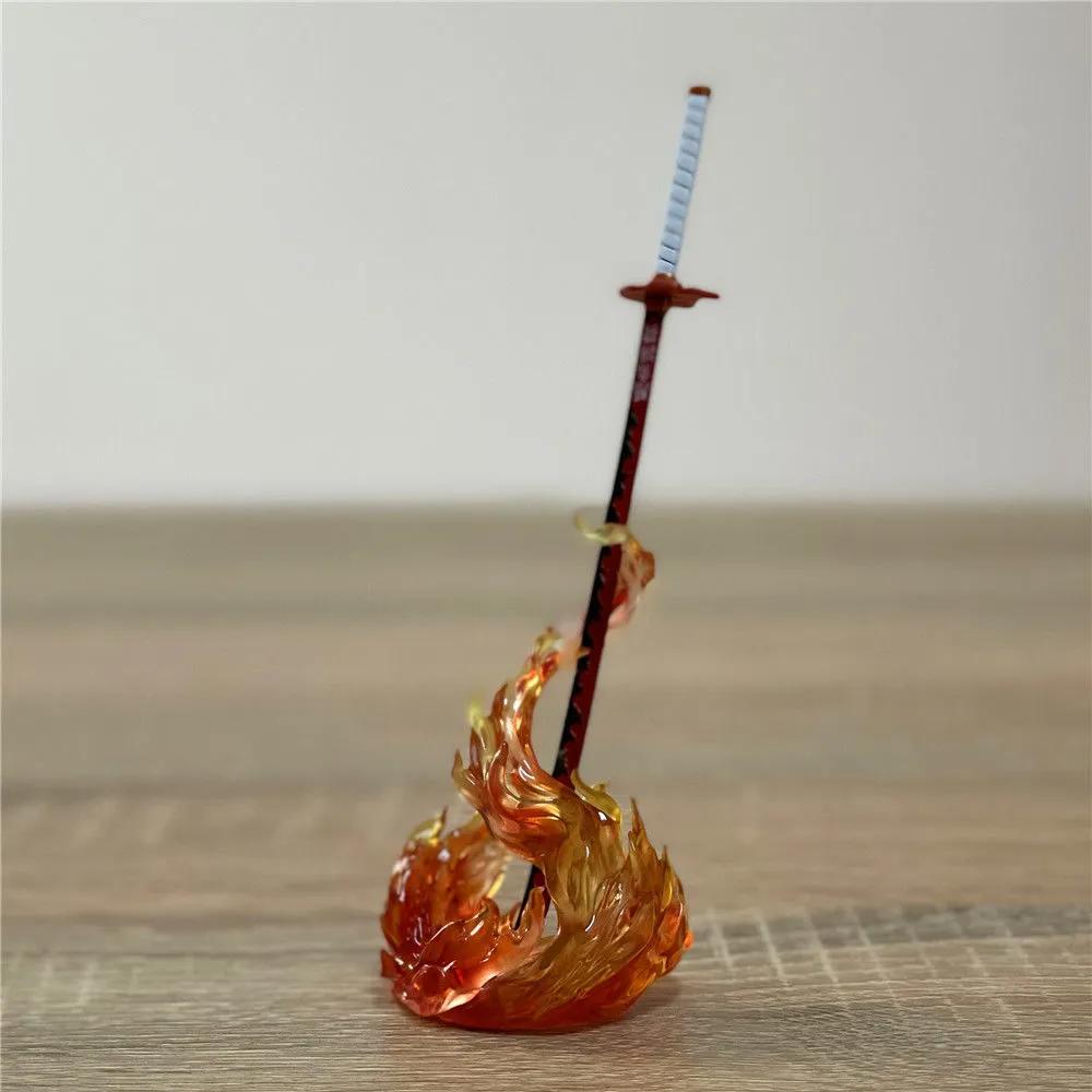 Demon Slayer Anime Figure Rengoku Kyoujurou Statue Decor Pvc Kimetsu No Yaiba Action Figurine Collection Model Toy Gift