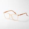 Xunge TR90 Candy Color Square Eyeglasses: Unisex Literary College Style, Lens-Ready Frame