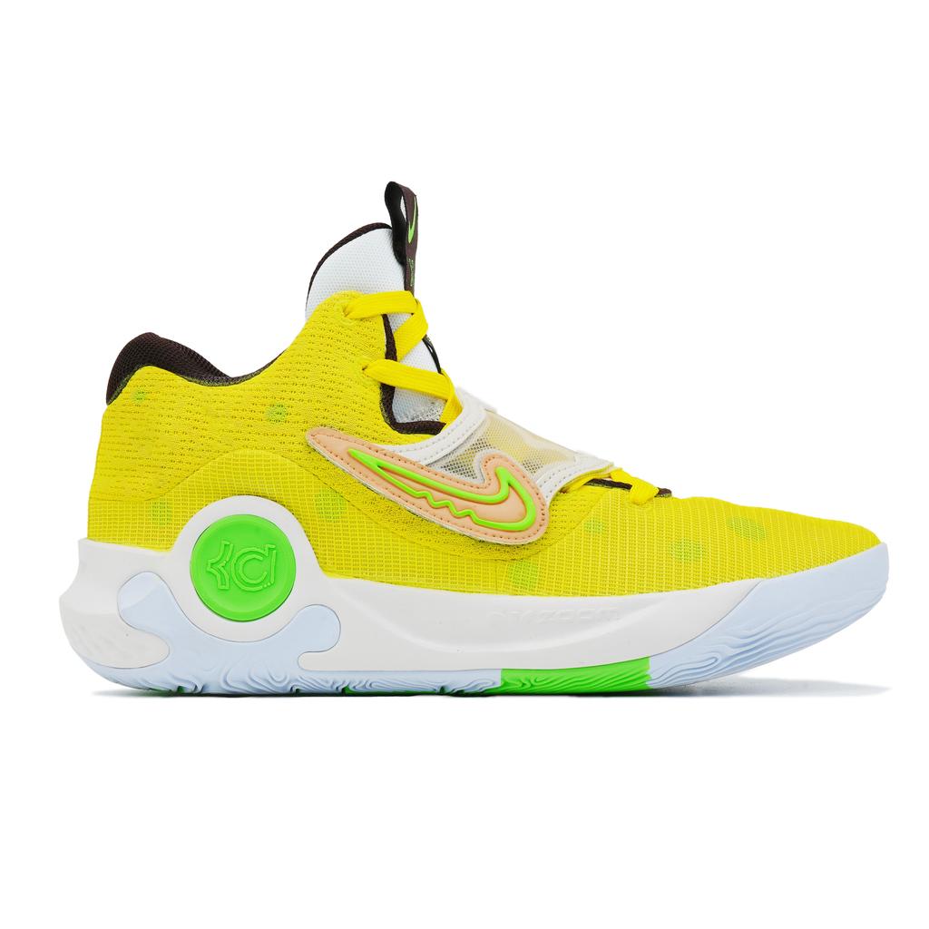 Nike KD Trey 5 X Cushioning Slip Resistant Abrasion Resistant Low top Basketball Shoes Men's Yellow Pink DJ7554-014(Team241-)