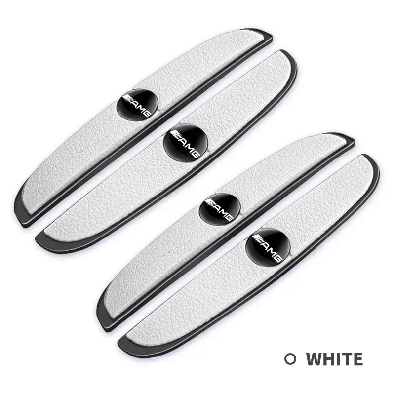 For Mercedes Benz AMG A C E R M Class CLA GLA W204 W210 W124 W205 W203 4Pcs Car Door Anti Scratch Protection Strips
