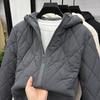 2025 Men's Hooded Winter Cotton Jacket - Solid Color, Warm, Casual, High Quality