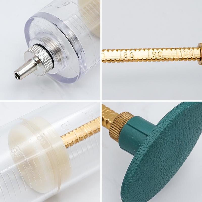 1pcs 10/20/30/50/100ml Parrot Pigeon Fledgling Feeding Syringe Veterinary Injection Continuouts Bird Feeder Mixing Silicone