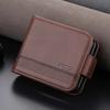 Luxury Business Retro Skin Feel Leather Phone Case For Samsung Galaxy Z Flip 7 6 5 4 3 Card Slot Holder Anti-Drop Protect Cover