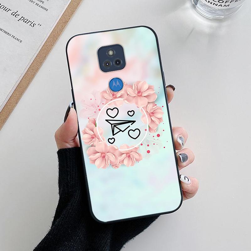 

For Moto G Play 2021 Case Flower Painted Silicone Cases For Motorola Moto G Play 2021 Phone Case TPU Cover Protective Fundas Motorola Moto G Play (2021)