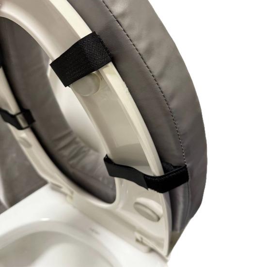 Pokrowiec na sedes Wodoodporny Taśma zapinająca Miękki Gruba konstrukcja Ergonomiczna konstrukcja Poduszka na deskę sedesową Akcesoria łazienkowe Podróżne do akademika