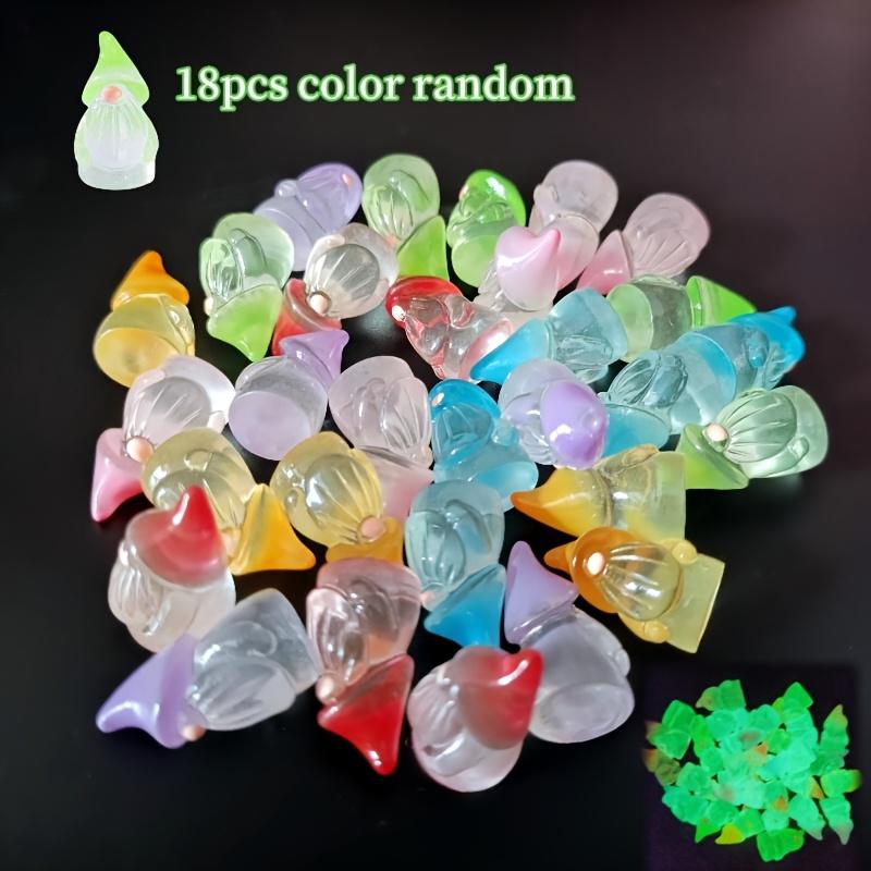 

50/100Pcs Small Gnomes Fairy Garden Miniatures Luminous Forest Fairy Moss Micro Landscape Decoration Accessories Household Decoration 50pc