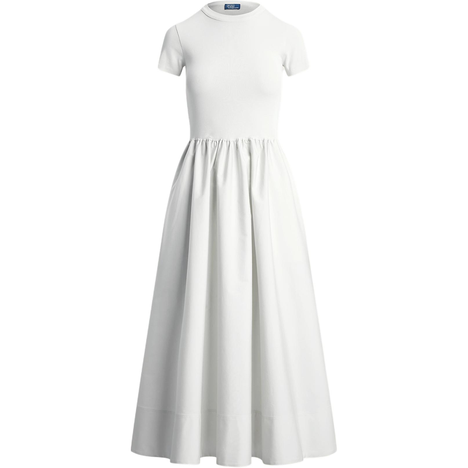 

Платье-поло Ralph Lauren Slim Fit с карманом однотонное с коротким рукавом женское платья Белый WMPODRSNFA20877-100 XS