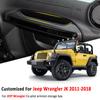 For Jeep Wrangler JK 2011-2018 LHD Car Passenger Storage Tray Organizer Grab Handle Accessory Box Door Interior Accessories
