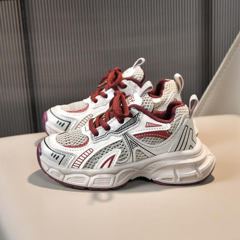 2026Spring New Model Girls' Mesh Dad Shoes, Children's Casual Shoes, Breathable Shoes, Boys' and Girls' Sports Shoes for Summer