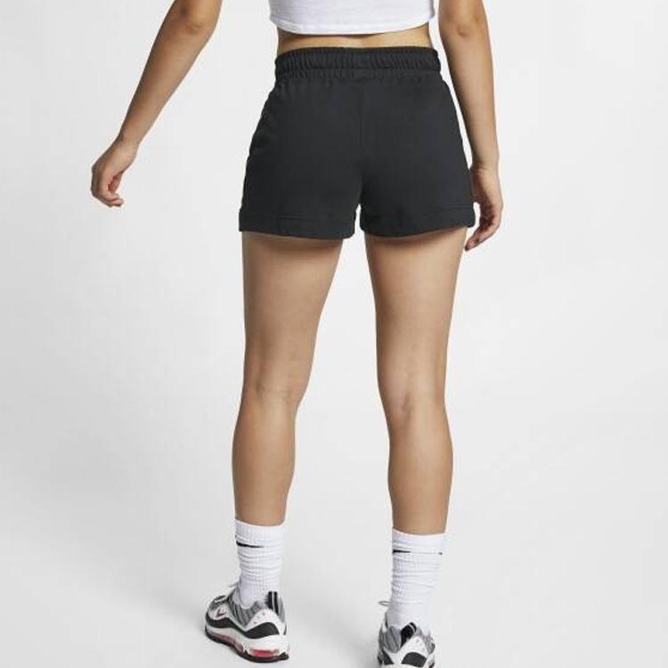 Nike Small Logo Casual Sports Shorts Women Shorts Black AR9779-010