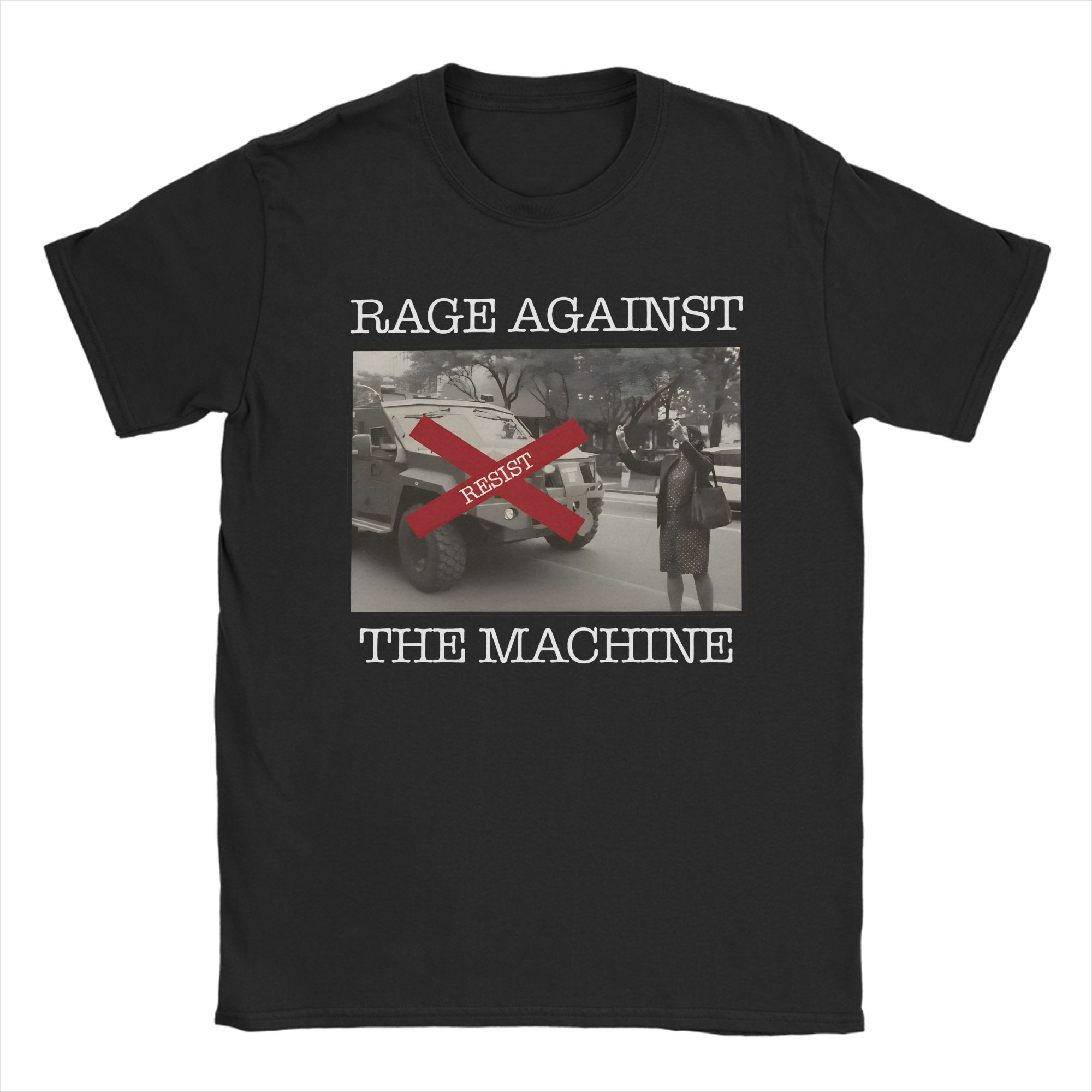 

Rage Against The Machine TShirts Men Funny Pure Cotton Tees Round Collar Short Sleeve T Shirts 6XL Clothes 5XL різнокольоровий