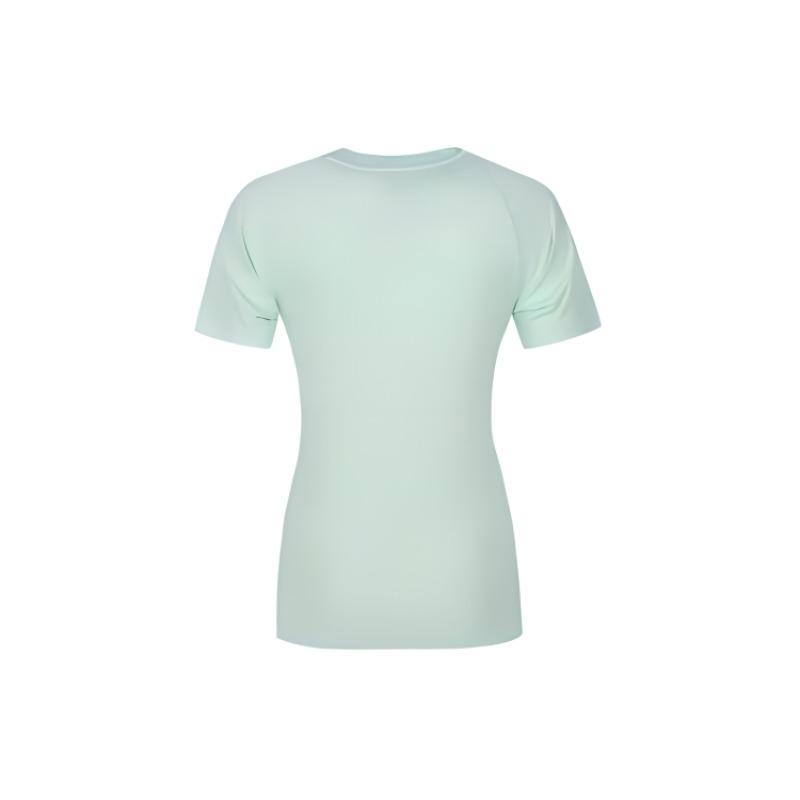 Asics Round Neck Breathable Comfort Casual Sports Short Sleeve T-Shirt Women Tops Mint-Green 2012D024-300