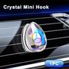 1pcs Dazzling Diamond Car Seat Backrest Hook Car Backrest For Mercedes Benz A C E S G Class GLC CLE CLA GLB GLS W177 W205 W213 QK1