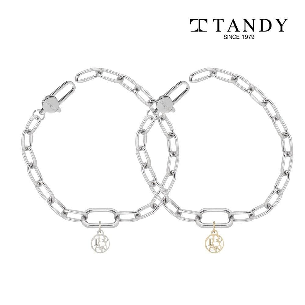 [Tandy] Tandy Women's Emblem Pendant Link Chain Bracelet Tdb503S (Choose 1 of 2)