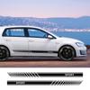 Для Volkswagen GOLF 4 5 6 7 Наклейки збоку на двері автомобіля Гонки Спортивні смуги Оформлення Вінілова плівка Декор Наклейки Аксесуари для автотюнінгу