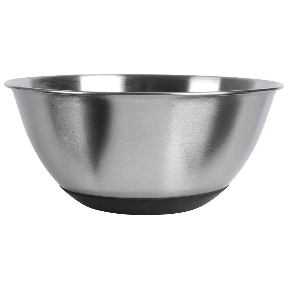 Miska kuchenna metalowa stalowa antypoślizgowa srebrna 15.5cm 700ml VILDE 259640
