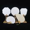 Blank Rice Paper Fan Round Fan Paper Hand Fan Wedding Fan Decorative Painting Fan Blank Fan Kids