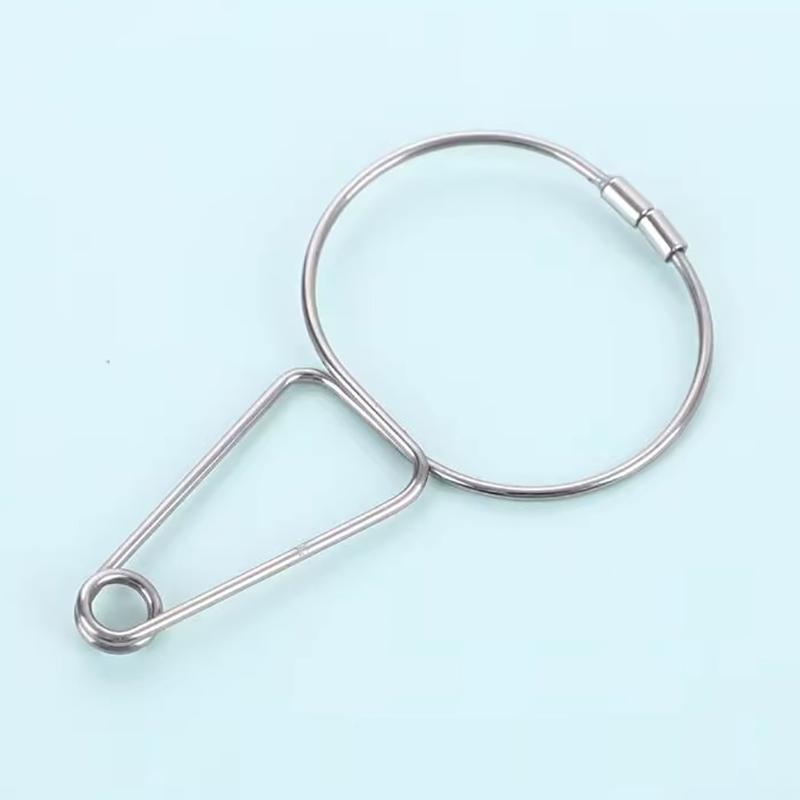 1*Magnetic Ear Acupuncture Point Clamp Stainless Steel Massage Clip Portable Ear Massager Clip With Ear Acupuncture Points Chart