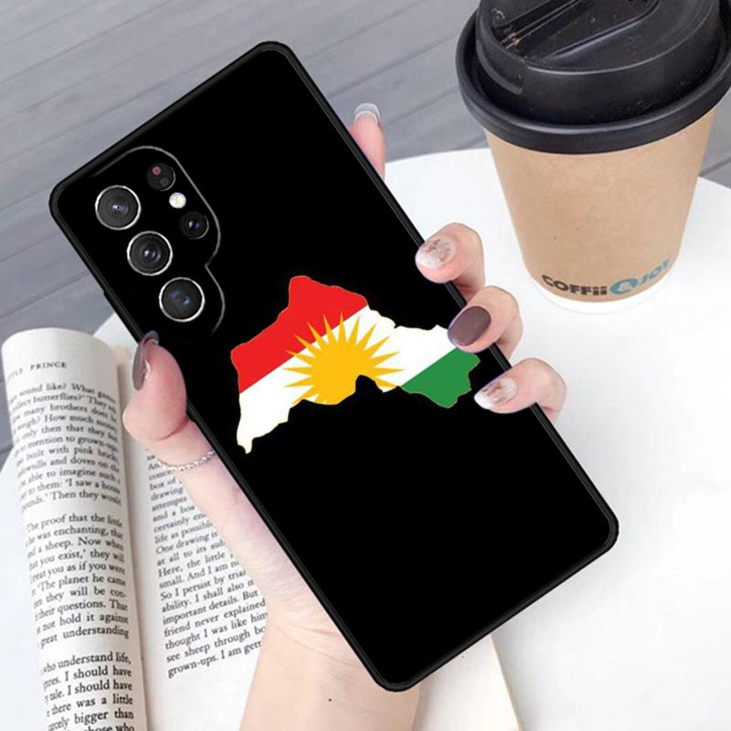 Kurdistan Kurdish Flag phone case Cover For Samsung Galaxy S24 S25 Ultra S21 S22 Ultra S10E Note 10 Plus Note 20 FE S23