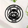 Custom Raccoon Metal Sign - Charming Raccoon Wall Art, Wall Hanging Decor, Gift for Raccoon Lovers, Optional Personalized Name Sign, Wall Sculptures