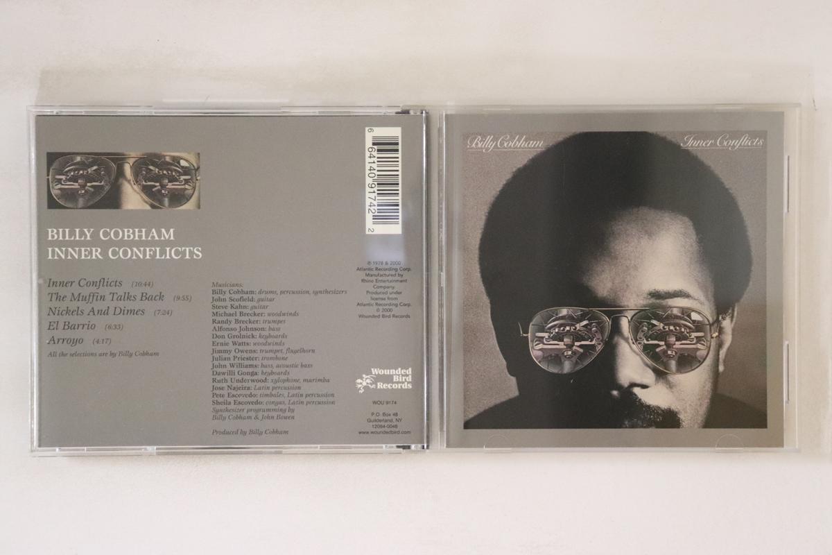 

CD BILLY COBHAM - Inner Conflicts WOU9174 WOUNDED BIRD RE 2000 Japan Jazz Used