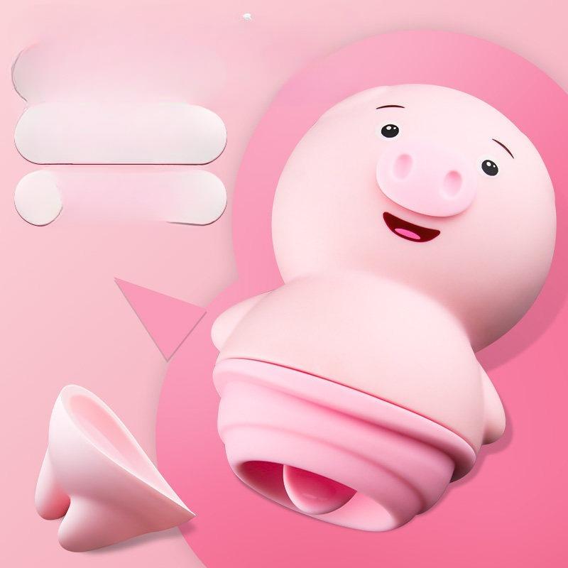 Pet-like Tongue Licking Pig Jumping Egg, Female Sex Toy, Wireless Remote Control, Rechargeabl, Waterproof, Vibrating Self-stimulator