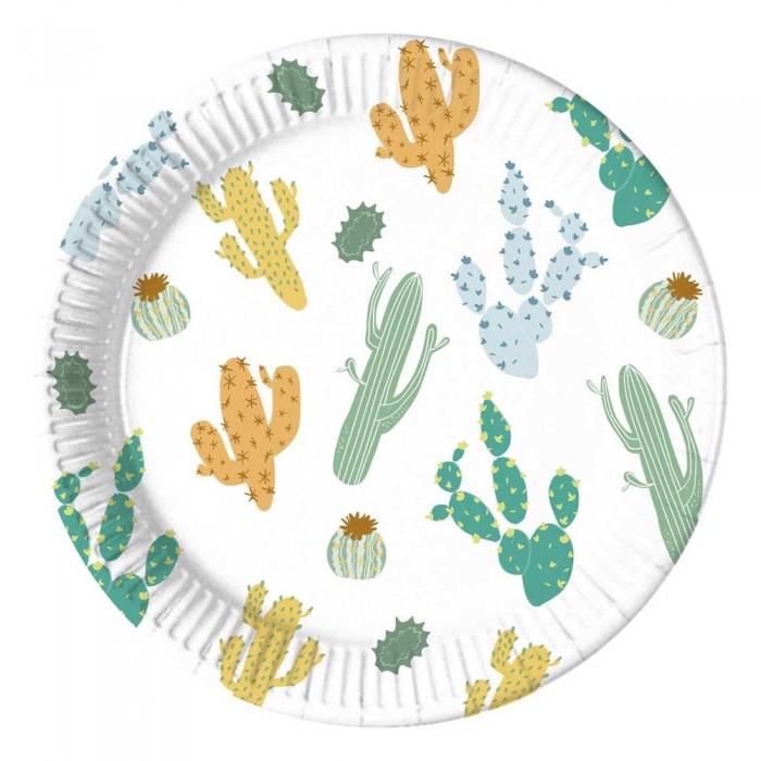 Procos Compostable Cactus Party Plates (Pack of 8)