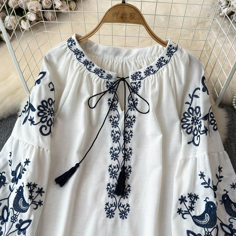 T-Shirt Tops Women Cotton Blouse Oversized Comfortable Stretch Long Sleeve T-Shirt V-Neck Loose Tops