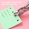 1pc Single Hole Puncher Capacity 6mm Diameter Hole Puncher Hand Paper Cutter Paper for Scrapbooking Tool Home Office School