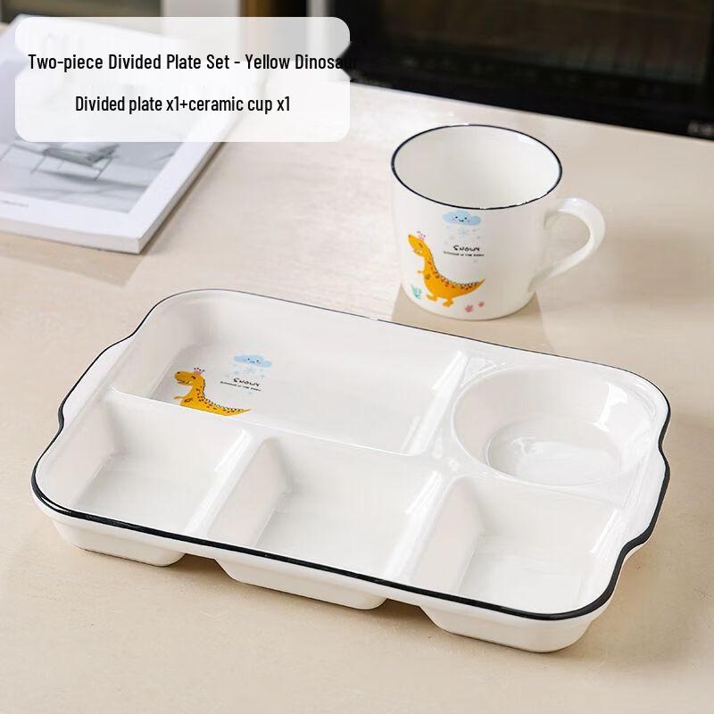Ceramic Divided Dinner Plate