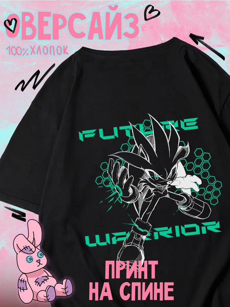 

Oversized Sonic & Silver Y2K T-shirt XL
