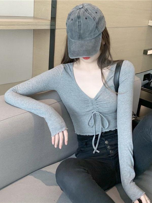2025 Niche Autumn Slim-Fit Long-Sleeved Fashion Top for Women